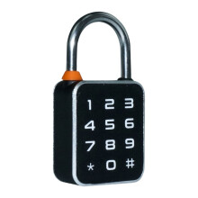Electronic Padlock with Touchscreen Keypad, Weatherproof, 1