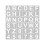 Letter and Number Stencils 3 inches 36 pcs 1