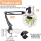 Support de table à broder noir, porte-cercle à broder rotatif à 360 3