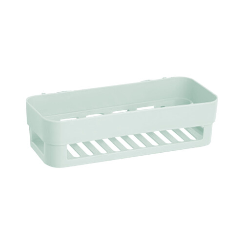 Plain rectangular storage shelf for toiletries, bathroom