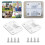 Cooler Plastic Hinges Replacement 2 Pack with 8 Screws 1