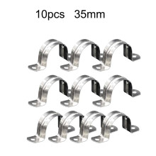 HONGDI Stainless Steel U-Shaped Pipe Clamp Set 10 pcs