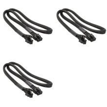 3X GPU PCIe 8PIN to 8PIN (6+2)Pin Power Supply Cable for MSI MAG A850GL ATX3.0 A750GL ATX3.0 A850GL(White) ATX3.0 80cm