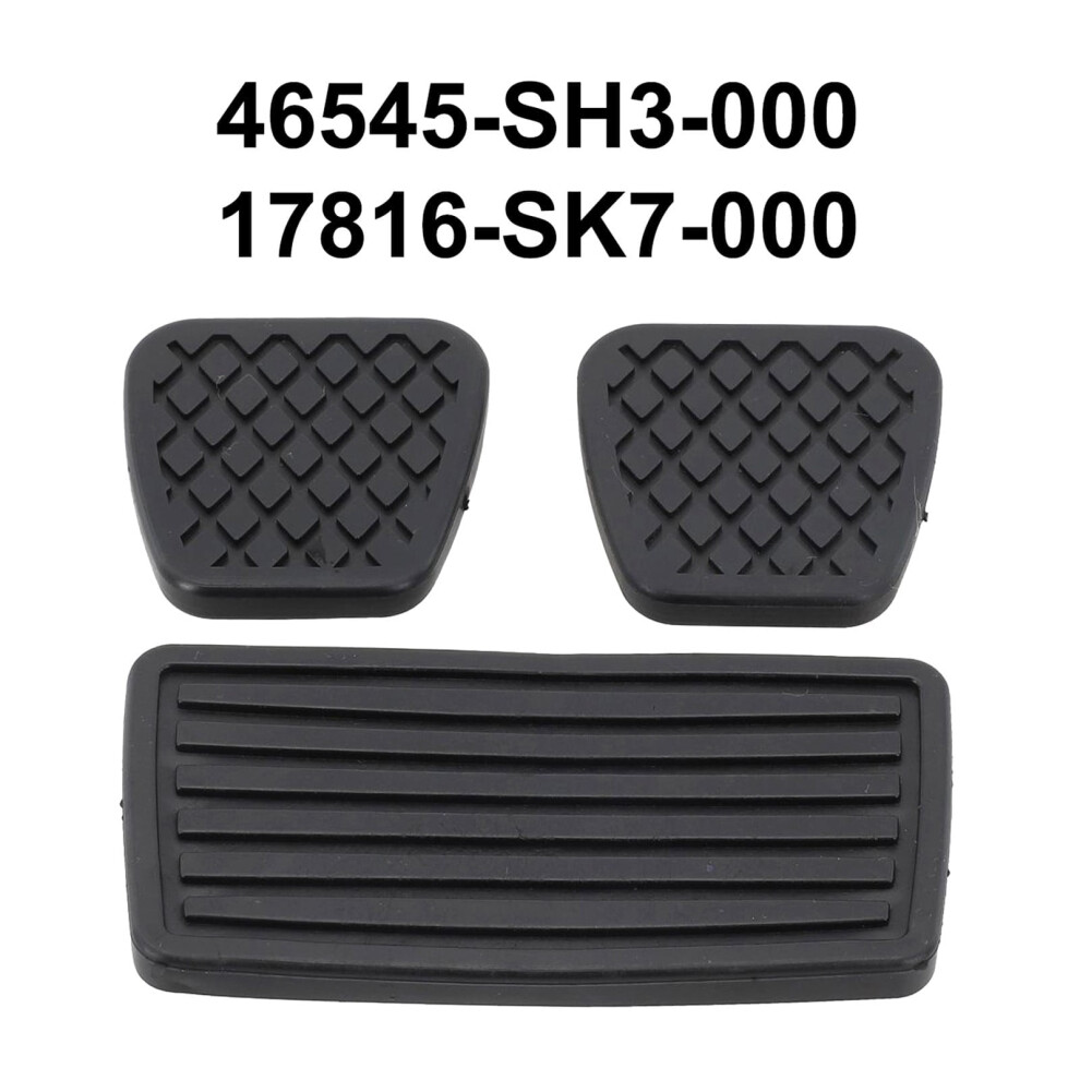 Clutch Pedal Pads Set For Honda Civic 1992Â1995 (3 Pcs) 9314556999734