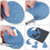 Iron-on Patches Fabric Kit 30 pcs 9.5x12.5cm Square 4