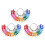 Portable Metal Ring Key Organizer with 90 Spring Hooks & Key Tags with Ring and Label Window 1