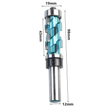 Flush Trim Router Bit Carbide 12mm 1/2 Inch Shank