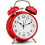 Analog Alarm Clock Extra Loud Twin Bells White 1
