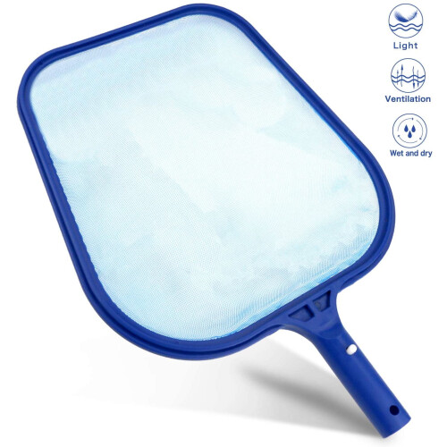 Pool Skimmer with Fine Mesh Net and Sturdy Frame