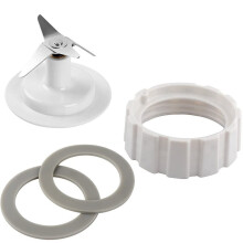 Blender blade replacement kit with jar base cap and O-ring