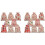 Christmas drawstring gift bags burlap 32 pcs 1