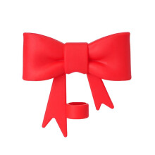 Red silicone straw cap for Stanley 10mm food-grade