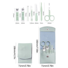 Nail Clippers Set for Fingernails and Toenails 7 pcs