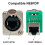 40PCS Ethercon Rj45 Chassis Socket, NE8FDP Ethercon Pass Through Connector, D Series Cat5 RJ45 Panel-Mount Socket 3