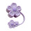 Purple silicone straw hat for children 10mm 1