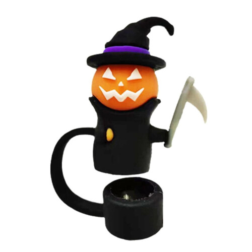 Black Wizard Silicone Straw Cover for Stanley 10mm 1 pcs
