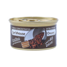 Coffee-scented wood block car air freshener 1 piece