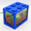 OUSITAI mini aquarium box with USB LED light blue 4