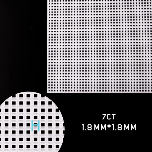 Plastic Mesh Canvas Sheets for Embroidery 20 pcs 10.2 x 1