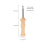 Punch Needle Embroidery Tool Wooden Handle Set 4