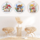 Embroidery Kit for Beginners with Hoop and Threads 4 Sets 8
