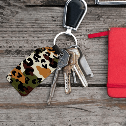 Sublimation Keychain Blanks Glitter PU Leather 20 Pack 1