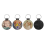 Sublimation Keychain Blanks Glitter PU Leather 20 Pack 3