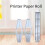 2X Label Roller Fixed Tab for TSC TTP 244Pro 243E 342 247 4502 4503 Barcode Thermal Printers 5