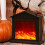 Mornei fake fireplace lights portable triangular no heater 7