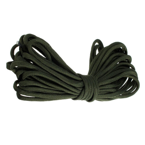 Paracord rope green 15 m 7-strand 2-pack 1