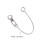OOKWE punk-style lip chain nose chain set 7