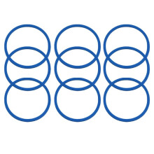 Cirkul water bottle gasket replacement set blue 9 pcs