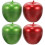 Apple-Shaped Tea Canisters with Lids - 8pcs Red Green 1