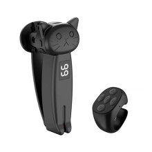 Black e-book page turner remote for Kindle phone tablet