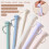 Gracefulvara silicone reusable drinking straw with cap 1