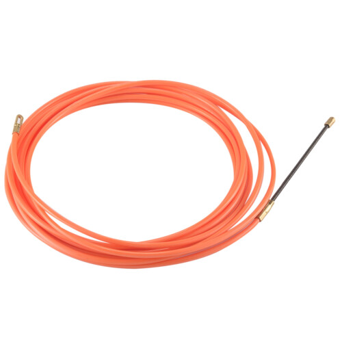 Orange nylon fish tape cable puller 5 m 2