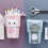 Cat Pattern Standing Pencil Case Waterproof Big Capacity 5
