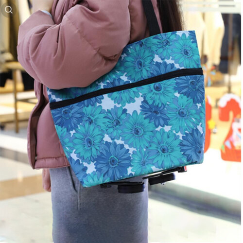 Sac de courses à roulettes pliable (1 pièce) 1