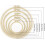 Plastic Embroidery Hoops Set 5 pcs 3.7 to 9.5 inch 2