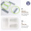 Lunch Bento Box Leakproof 3-Compartment Food Container Green 4