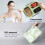 Lunch Bento Box Leakproof 3-Compartment Food Container Green 6