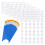 Paint Strips Empty Jar Cups 20 Strips 120 Count 1