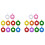 Loom potholder loops multicolor 192 pieces 1