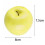 Set di mele gialle artificiali decorative (8 pezzi) 4
