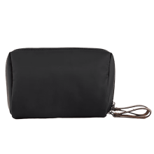 Huarll cosmetic bag nylon zippered travel toiletry pouch