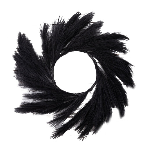 Artificial Pampas Grass Wreath 24 inches