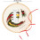 Weihnachtscountdown-Stickset Schneehaus-Design 25 Tage 2