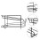 OUNONA beverage can rack for refrigerator 12-pack 6