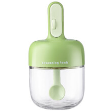 Leak-proof spice jar with collapsible spoon 120ml