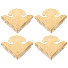 Antique Brass Corner Protectors for Furniture 4pcs